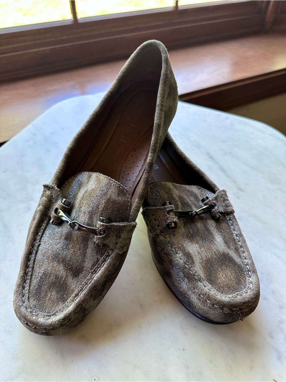 Donald J. Pliner Filo Horse Bit Loafers - Cheetah
